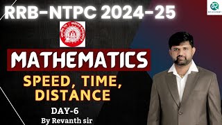 Crack RRB NTPC 202425 Mathematics  Speed Time Distance  Day6 rrbntpc rrb [upl. by Capriola804]