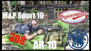 Smith amp Wesson MampP 10 Sport Optics Ready 308 Review Best Budget AR10 Complete Rifle [upl. by Joceline]