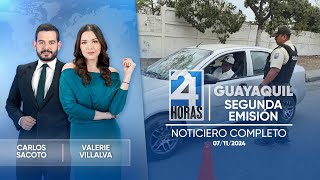 Noticiero de Guayaquil Segunda Emisión 07112024 [upl. by Thurlough278]