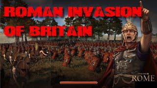 Roman Invasion of Britain  Total War ROME REMASTERED  PC HD [upl. by Annoyk]