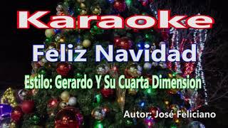 feliz navidad karaoke gerardo sandoval [upl. by Debbra512]