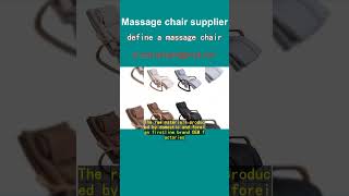 define a massage chair [upl. by Chalmers]