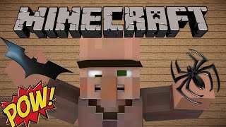 If Villagers Were SuperHeroes  Minecraft [upl. by Brockwell]