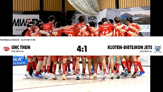 NLB Runde 8 UHC Thun vs Kloten Dietlikon Jets 27102024 [upl. by Peder]