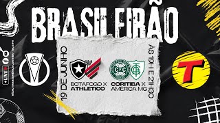 CORITIBA X AMÉRICA MG AOVIVO CAMPEONATO BRASILEIRO  TRANSAMÉRICA CURITIBA [upl. by Alenairam]