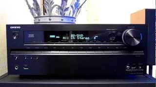 Onkyo TXNR609 THX AV Amp  Handson detailed Review  Network Ready demo [upl. by Divan]