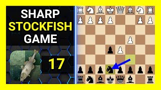 Sharp Stockfish 17 Chess Game Mikenas Defense Lithuanian Variation [upl. by Iraj]