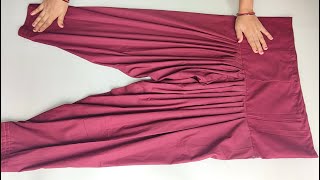 सिर्फ 2 mtr कपड़े में सलवार Cutting and stitching  सलवार Salwar cutting and stitching [upl. by Ken]