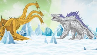 King Ghidorah vs Shimo  Final Battle  Monsterverse [upl. by Nylsoj343]