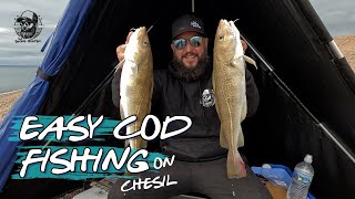 How I Target Cod On Chesil  Easy Fishing With Wayne  Catching Cod 🎣 [upl. by Eniahs]