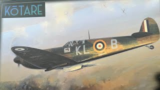 Kotare Supermarine Spitfire Mk1a 132 scale paint finish and touchin [upl. by Dey108]