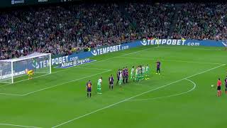 Lionel Messi Stunning Freekick vs Real Betis 17032019 [upl. by Assili]