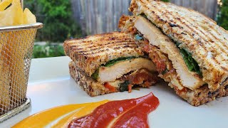 Grilled Panini Chicken Sandwich [upl. by Fulvia58]