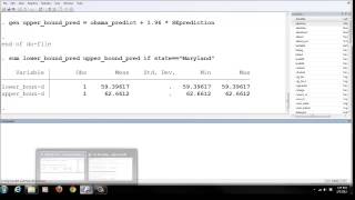 Stata Tutorial Predictions and Forecasts [upl. by Htebaile]