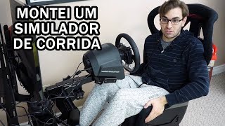 Montei um SIMULADOR pra Games de Corrida  Cockpit Extreme Simracing  Volante Thrustmaster TGT [upl. by Becht]