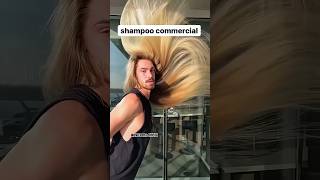 Shampoo Commercials be like🥹shorts youtubeshorts beauty relatable comedy funny viral [upl. by Ronaele]