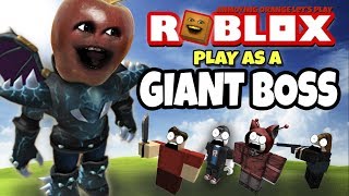 Roblox Play as a Giant Boss 2 Midget Apple Plays [upl. by Ysac]