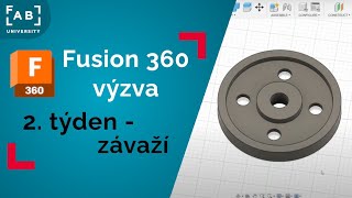 Fusion 360 výzva  Závaží [upl. by Aihsiym]