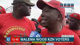 Malema campaigns in Kwamashu [upl. by Salahcin927]