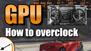 How to overclock your GPU [upl. by Dorraj115]