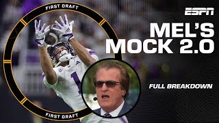 Mel Kiper Jrs Mock Draft 20 Full Breakdown with Field Yates  🏈 FIRST DRAFT [upl. by Alby483]