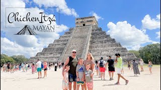 Chichen Itza Mayan Ruins Cancun Mexico with kids vacation [upl. by Ana]