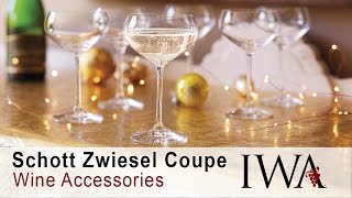 Unboxing Schott Zwiesel Champagne Coupe from IWA [upl. by Aiekal507]