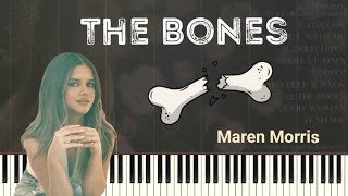 Maren Morris  The Bones Piano Tutorial [upl. by Perpetua]