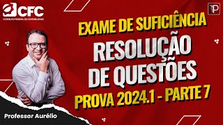 Exame de Suficiência  Resolução prova 20241 Parte 7 [upl. by Nelan]