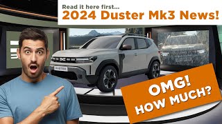 NEWS  How Much 2024 Dacia Duster Review  Pricing Details [upl. by Dorkus]