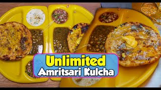 Unlimited Amritsari Kulcha In Rs 159 At Ambarsariya Tilak Nagar [upl. by Ernestine886]