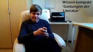 Gattungen der Literatur  Wissen kompakt [upl. by Ynattyrb]