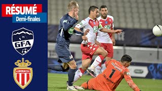 Demifinales  GFA Rumilly VallièresAS Monaco 15 le résumé I Coupe de France 20202021 [upl. by Najtsirk]