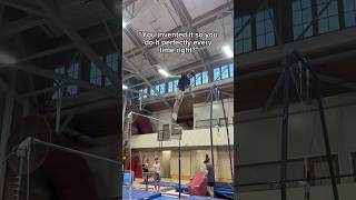 I may have invented it but not perfected it 😅 gymnastics gymnast sports olympics fails fail [upl. by Yanal]