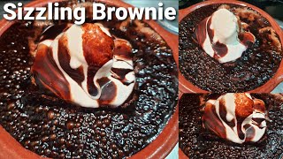 Sizzling Brownie  Sizzling Brownie With Ice Cream Recipe  How To Make Homemade Sizzling Brownie [upl. by Lemieux380]