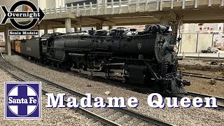 4K HO Scale quotMadame Queenquot Santa Fe 2104 5000 Reefer Train [upl. by Marron]