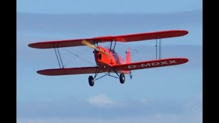 Stampe SV4RS DMotor Maiden Flight [upl. by Omsare]