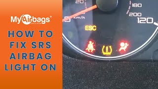 How to Fix SRS Airbag Light On amp Seat Belt Pretensioner DTC Code  MyAirbags [upl. by Averyl846]