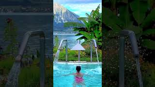 A wellness hotel on one of the most beautiful lakes in Switzerland switzerlandtrip [upl. by Flossy]