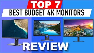 Top 7 Best Budget 4K Monitors for 2024 [upl. by Ogdan]