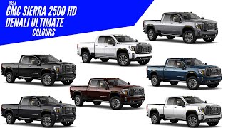 2024 GMC Sierra 2500 HD Denali Ultimate  All Color Options  Images  AUTOBICS [upl. by Ambros370]