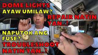 Dome lights problem  Dome lights not working  MITSUBISHI ADVENTURE  how to change dome lights [upl. by Acie452]