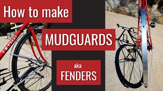 How to Make Bicycle Fenders  Mudguards [upl. by Yllet524]