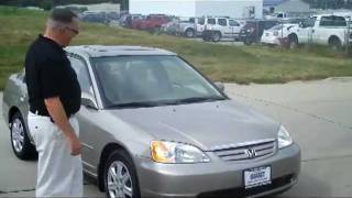 Used 2003 Honda Civic EX Sedan for sale at Honda Cars of Bellevuean Omaha Honda Dealer [upl. by Labana710]