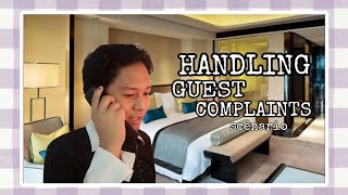 Handling Guest Complaints in Hotel Front Desk Scenario  Shem Parco [upl. by Lorrimor]