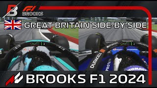 F1 Great Britain 2024  SidebySide Qualifying  BROOKS F1 League  Round 1224  f1 assettocorsa [upl. by Swainson62]