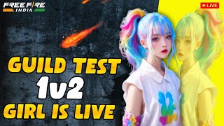 ❤️‍🔥GUILD TEST LIVE WITH TEAM CODE freefiremx freefire divyt [upl. by Church457]