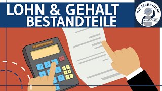 Lohn amp Gehaltsabrechnung  Bruttoentgelt Abzüge AN und AGAnteil Nettoentgelt amp Beispiel [upl. by Stead404]