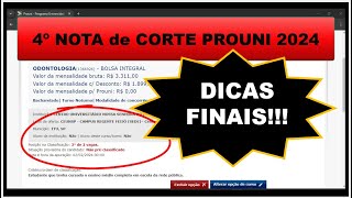 Nota de Corte Prouni 2024  Classificação Prouni  Enem  Bolsa prouni Situação Provisória Prouni [upl. by Nnairret716]