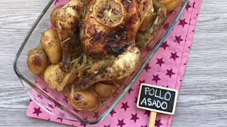 POLLO ASADO en OLLA DE COCCIÓN LENTA o CROCKPOT ¡Súper sabroso [upl. by Anitnas]